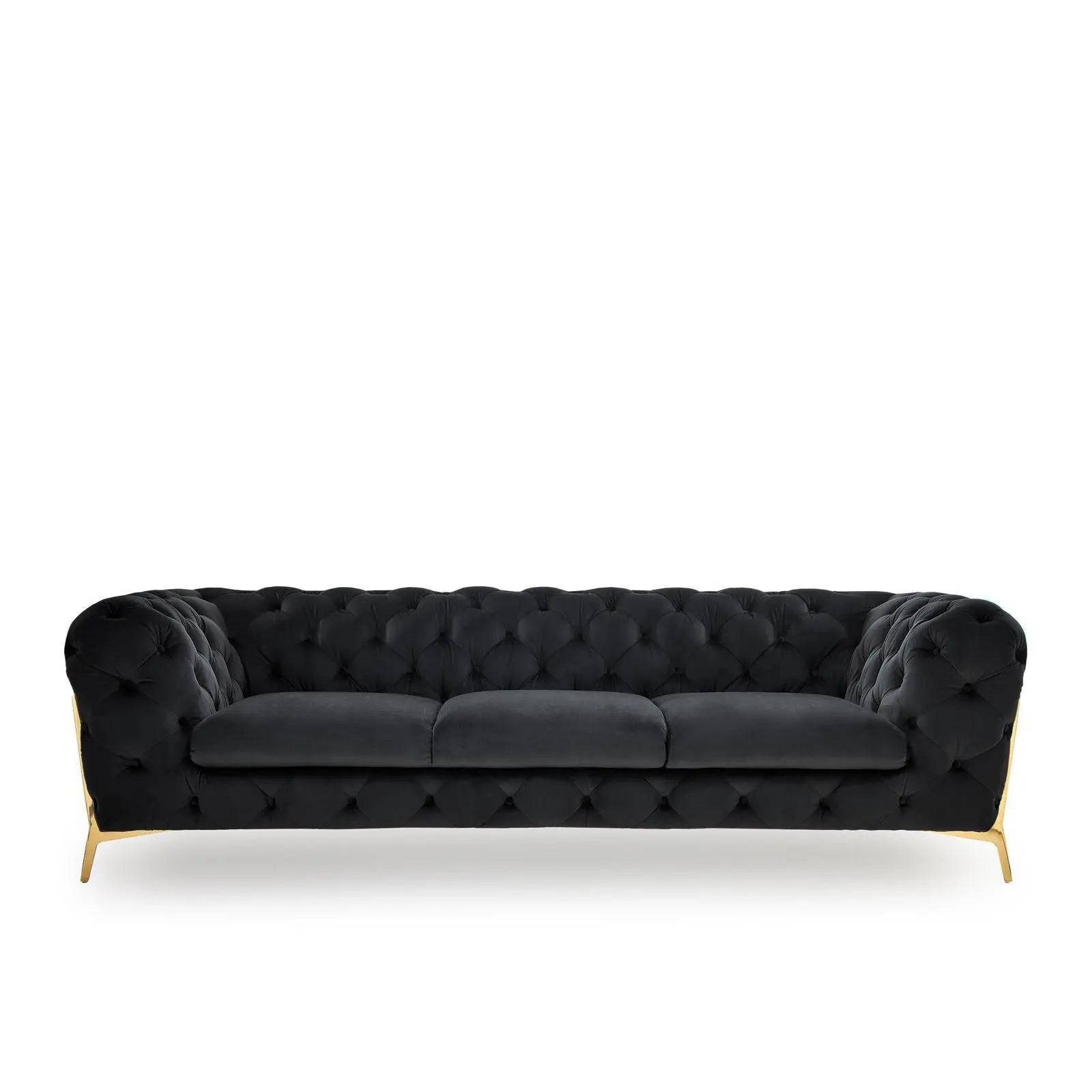Regina Black Sofa Set