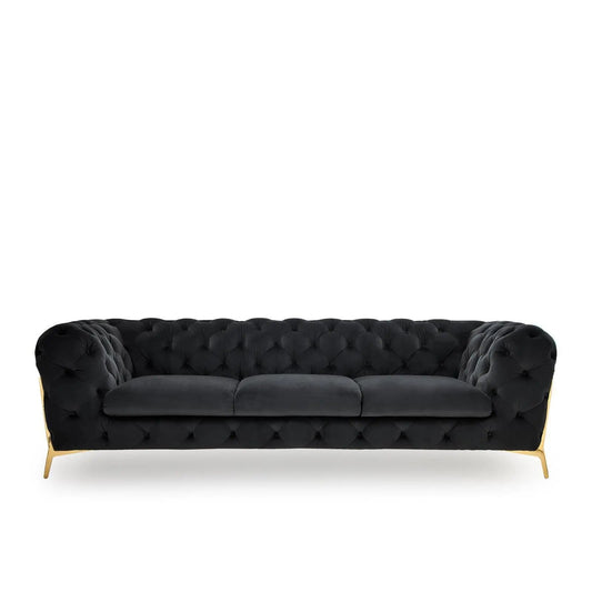 Regina Black Sofa Set