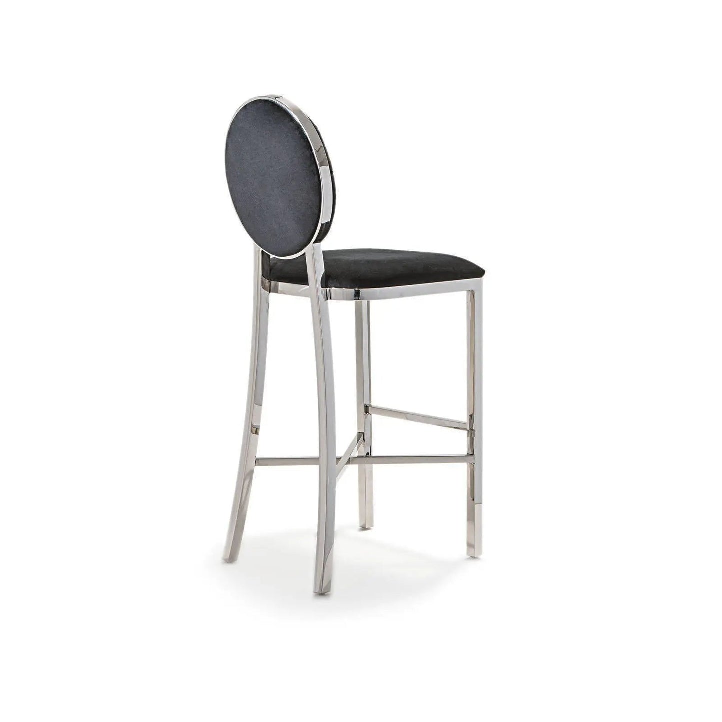 Regina Silver Bar Stool – Modern Style