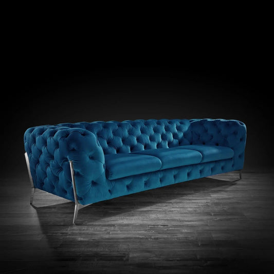 Regina Elegant Sofa Set in Blue