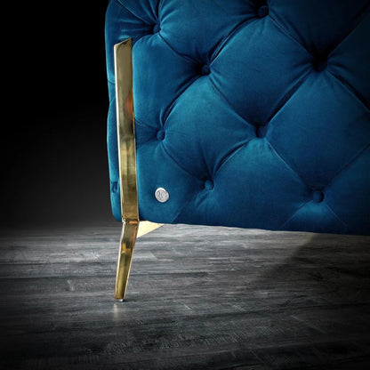 Regina Elegant Sofa Set in Blue