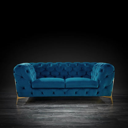 Regina Elegant Sofa Set in Blue