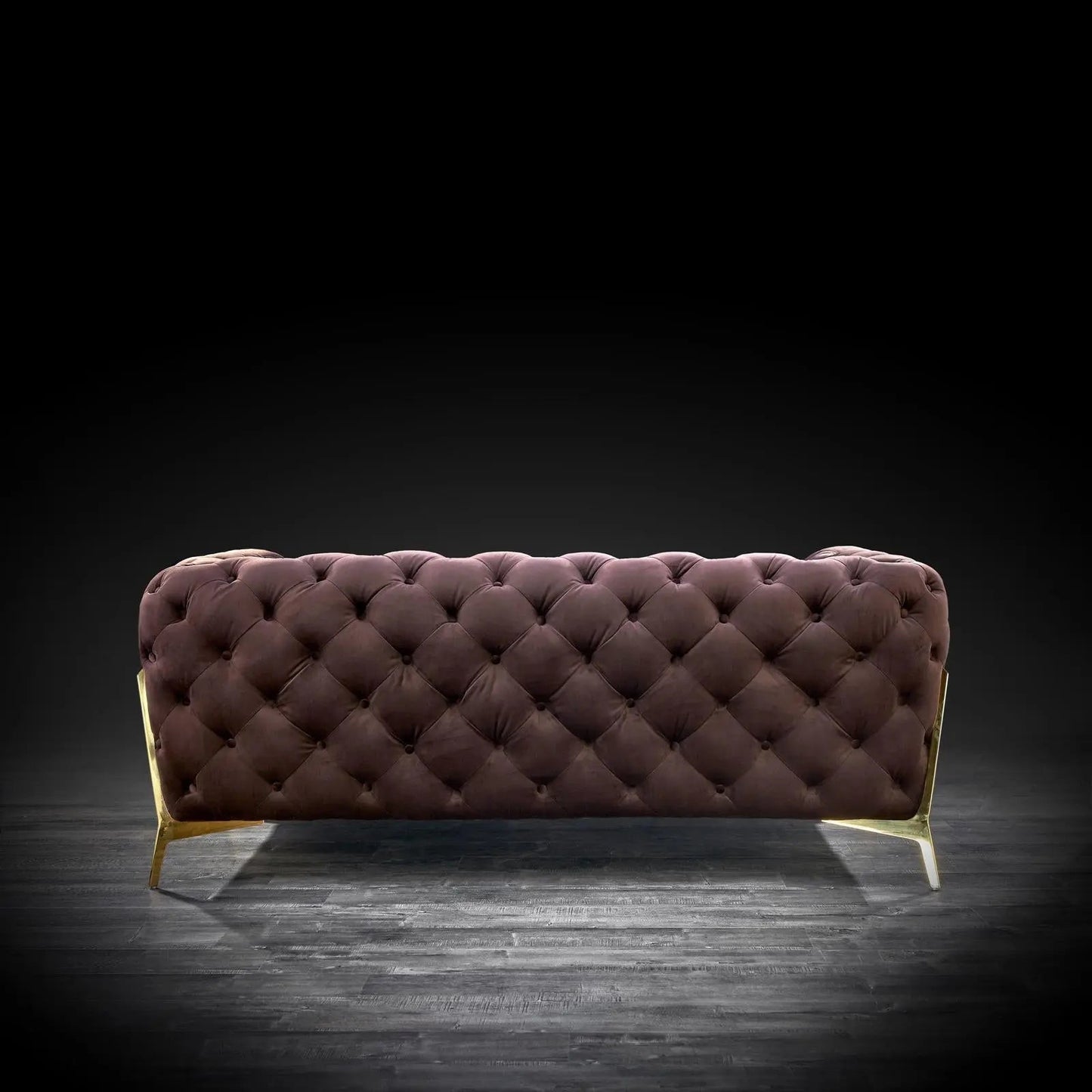 Regina Contemporary Sofa Set in Brown