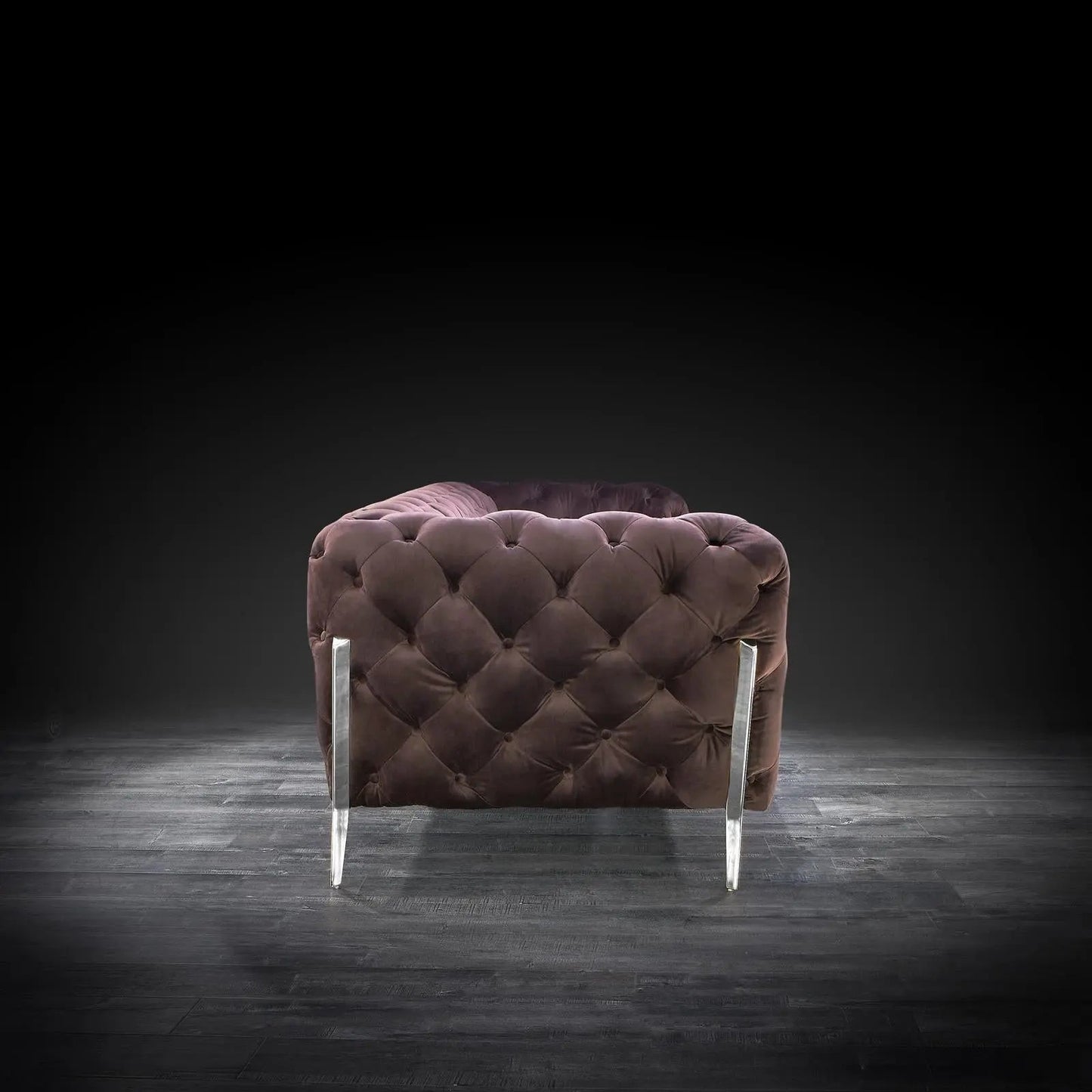 Regina Contemporary Sofa Set in Brown