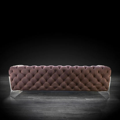 Regina Contemporary Sofa Set in Brown