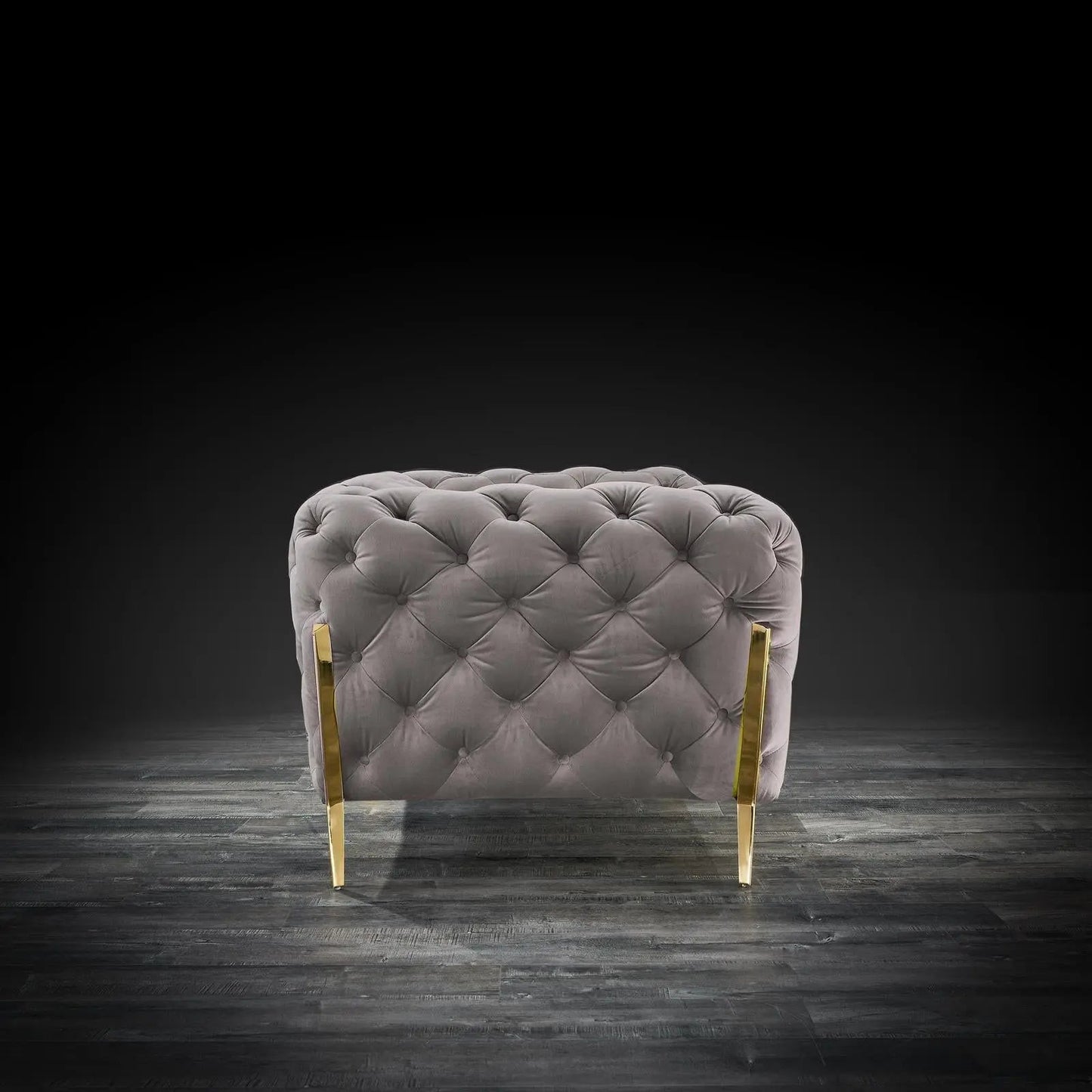 Regina Stylish Sofa Set in Dark Gray