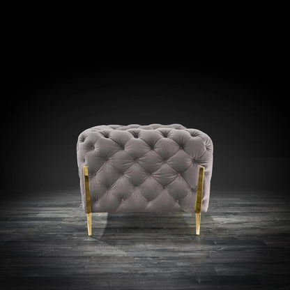 Regina Stylish Sofa Set in Dark Gray