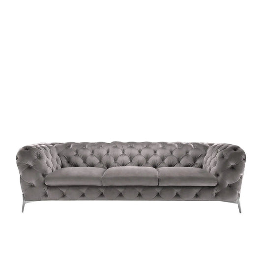Regina Dark Gray Sofa Set