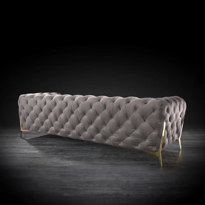 Regina Stylish Sofa Set in Dark Gray