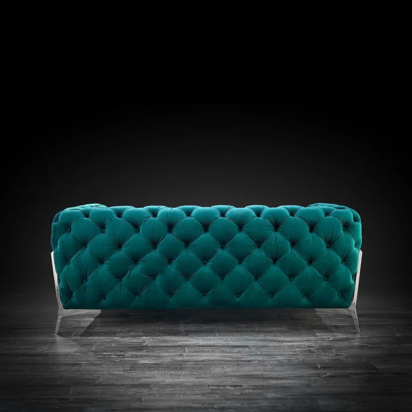 Regina Elegant Sofa Set in Dark Green