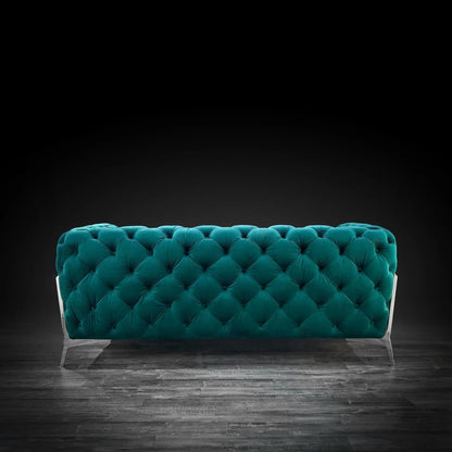 Regina Elegant Sofa Set in Dark Green