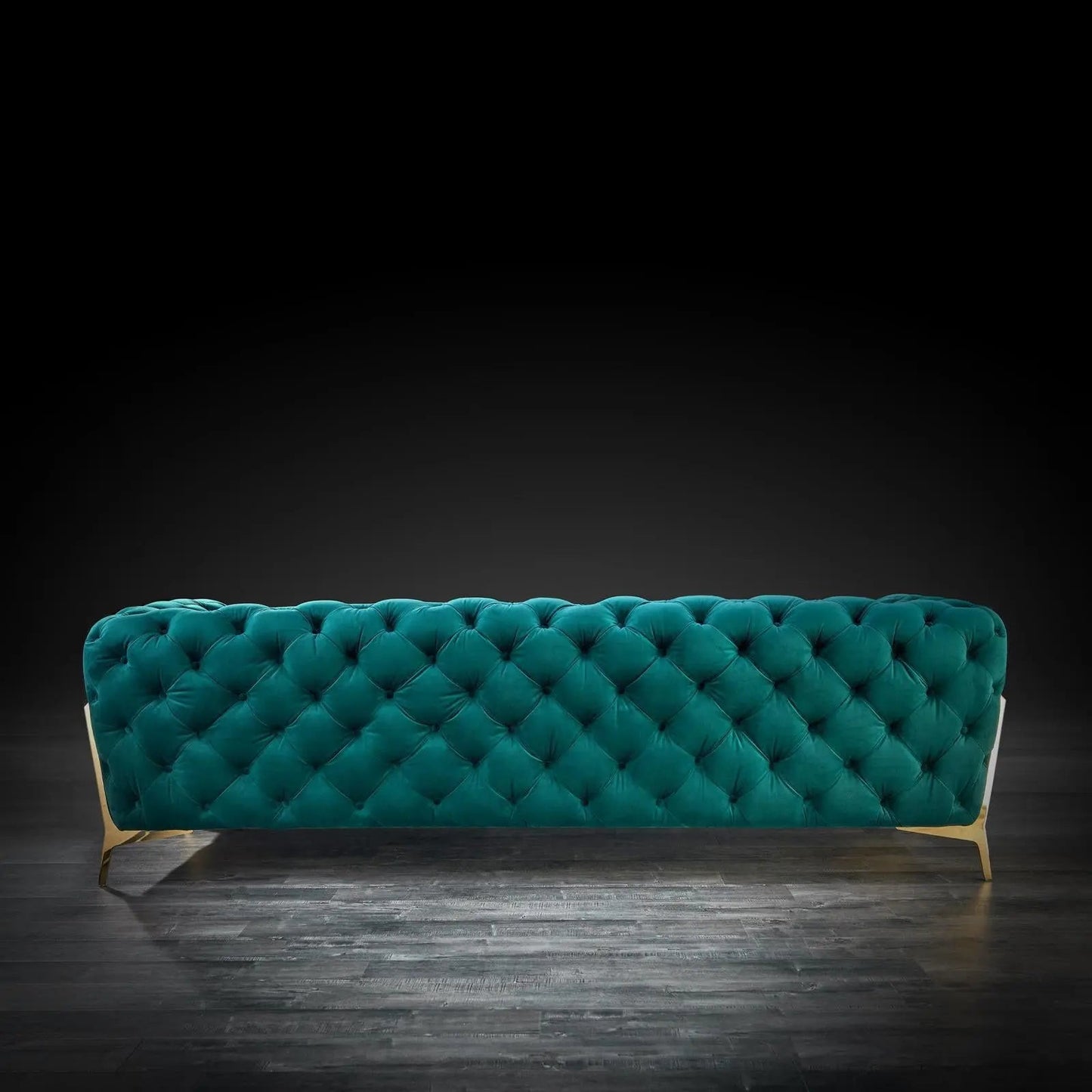 Regina Elegant Sofa Set in Dark Green