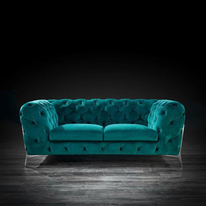 Regina Dark Green Sofa Set