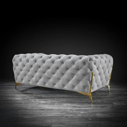 Regina Modern Sofa Set in Light Gray