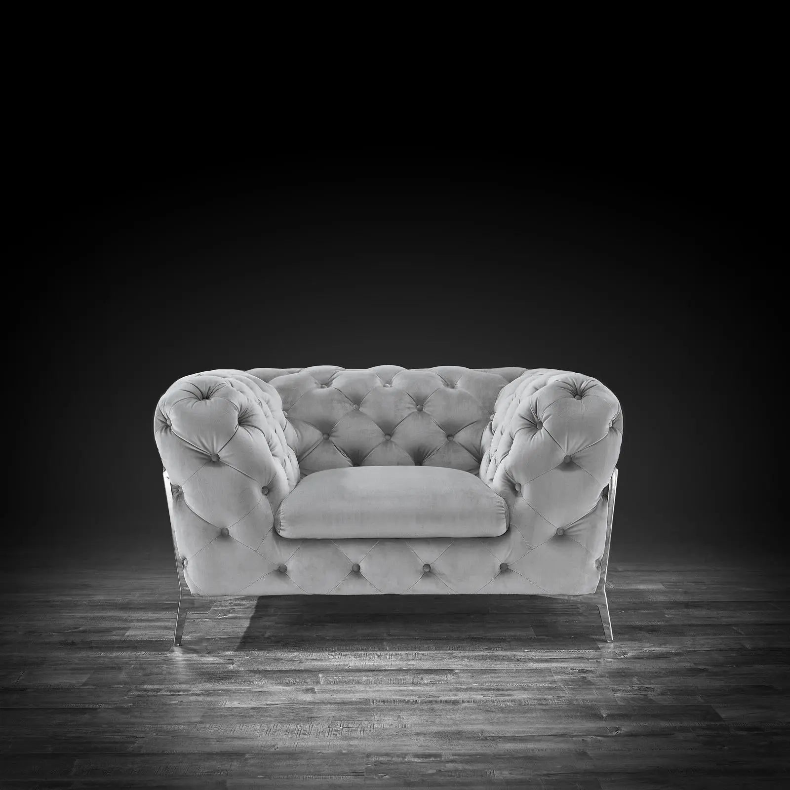 Regina Light Gray Sofa Set