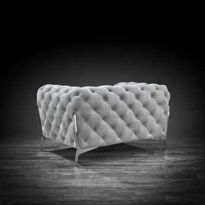 Regina Modern Sofa Set in Light Gray