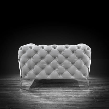 Regina Modern Sofa Set in Light Gray