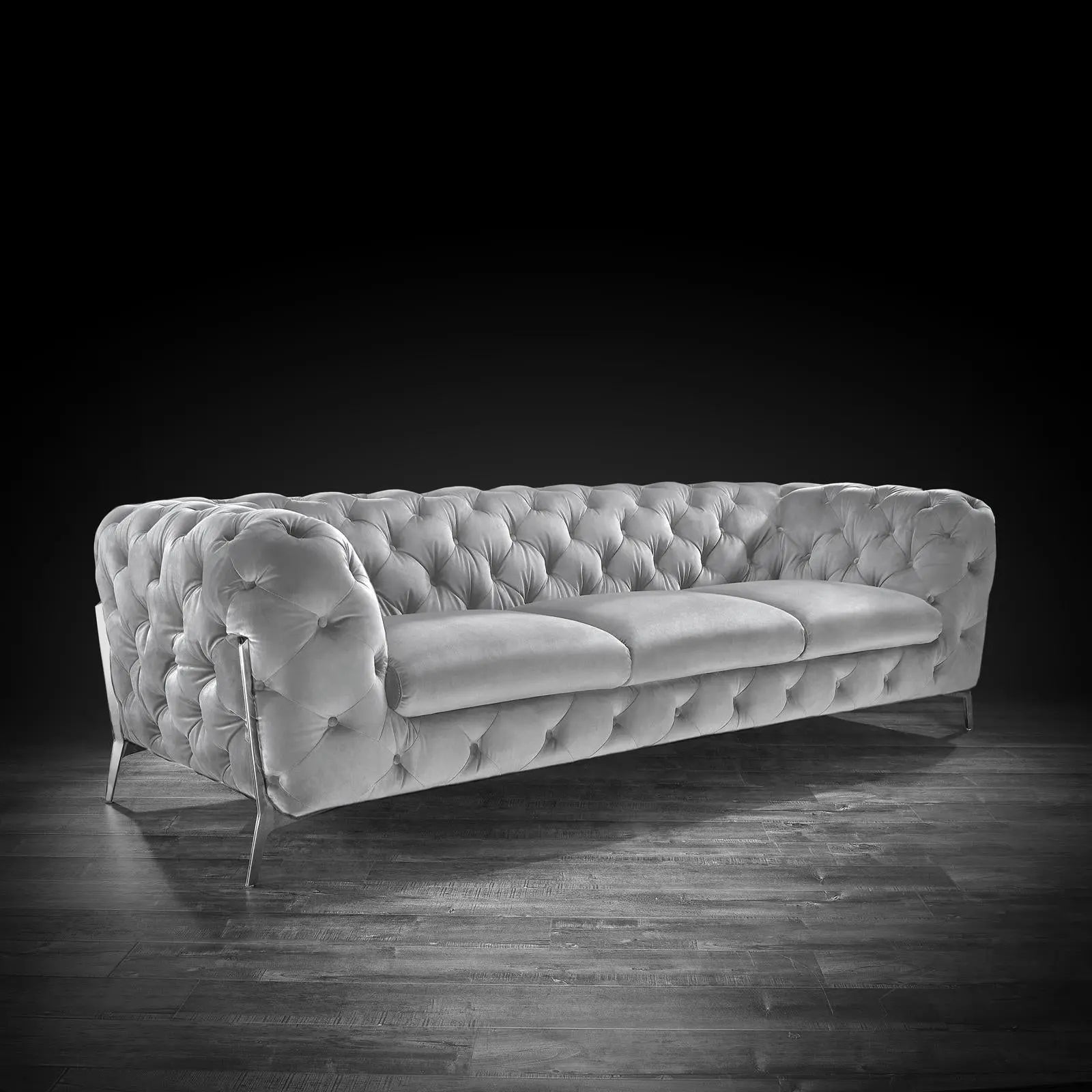 Regina Light Gray Sofa Set