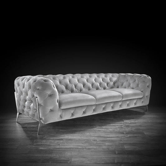 Regina Light Gray Sofa Set