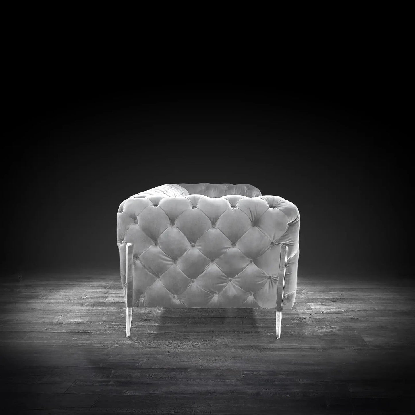 Regina Modern Sofa Set in Light Gray