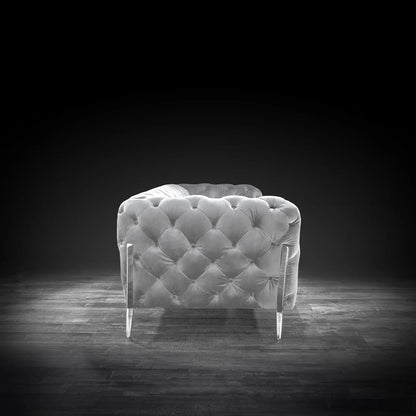 Regina Modern Sofa Set in Light Gray