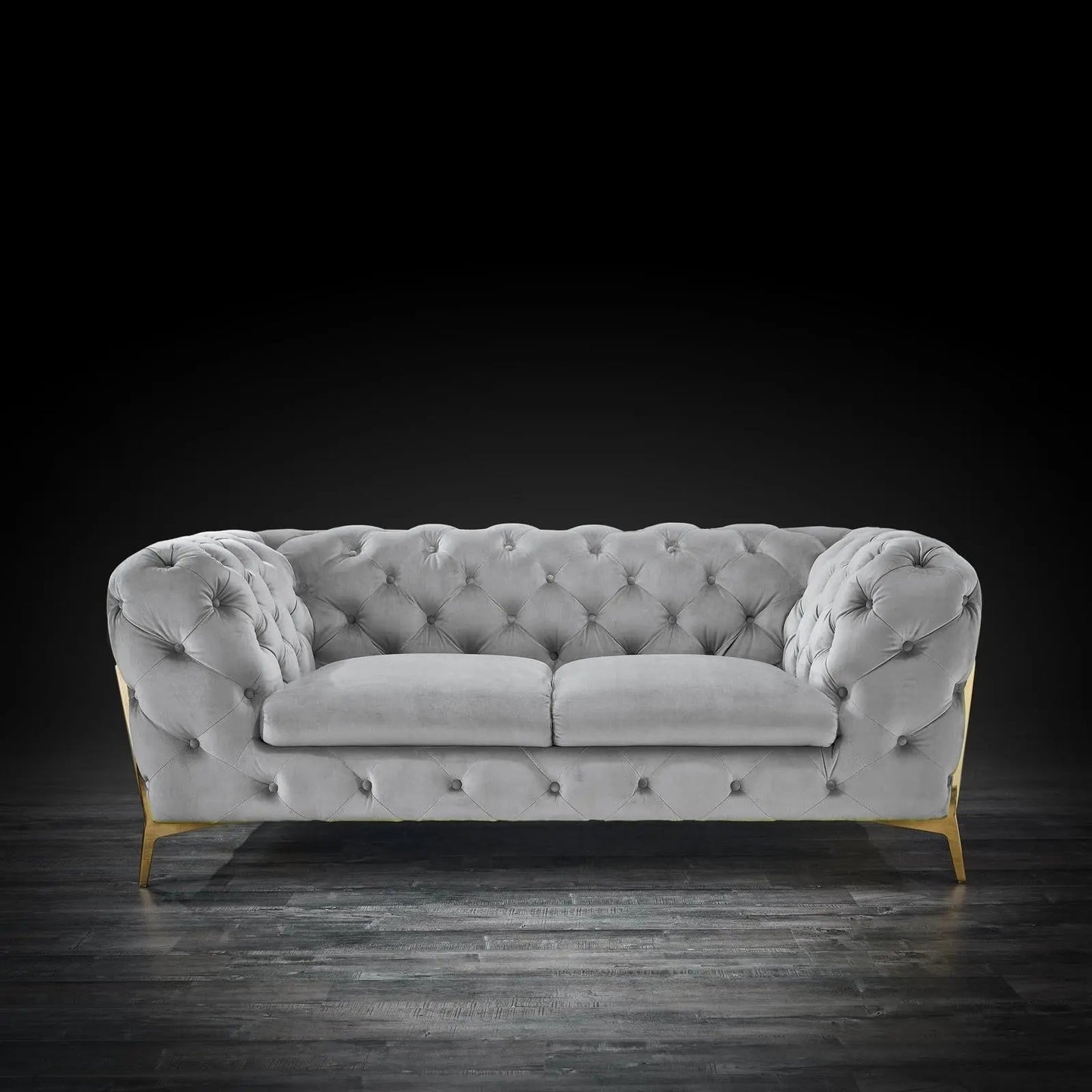 Regina Modern Sofa Set in Light Gray