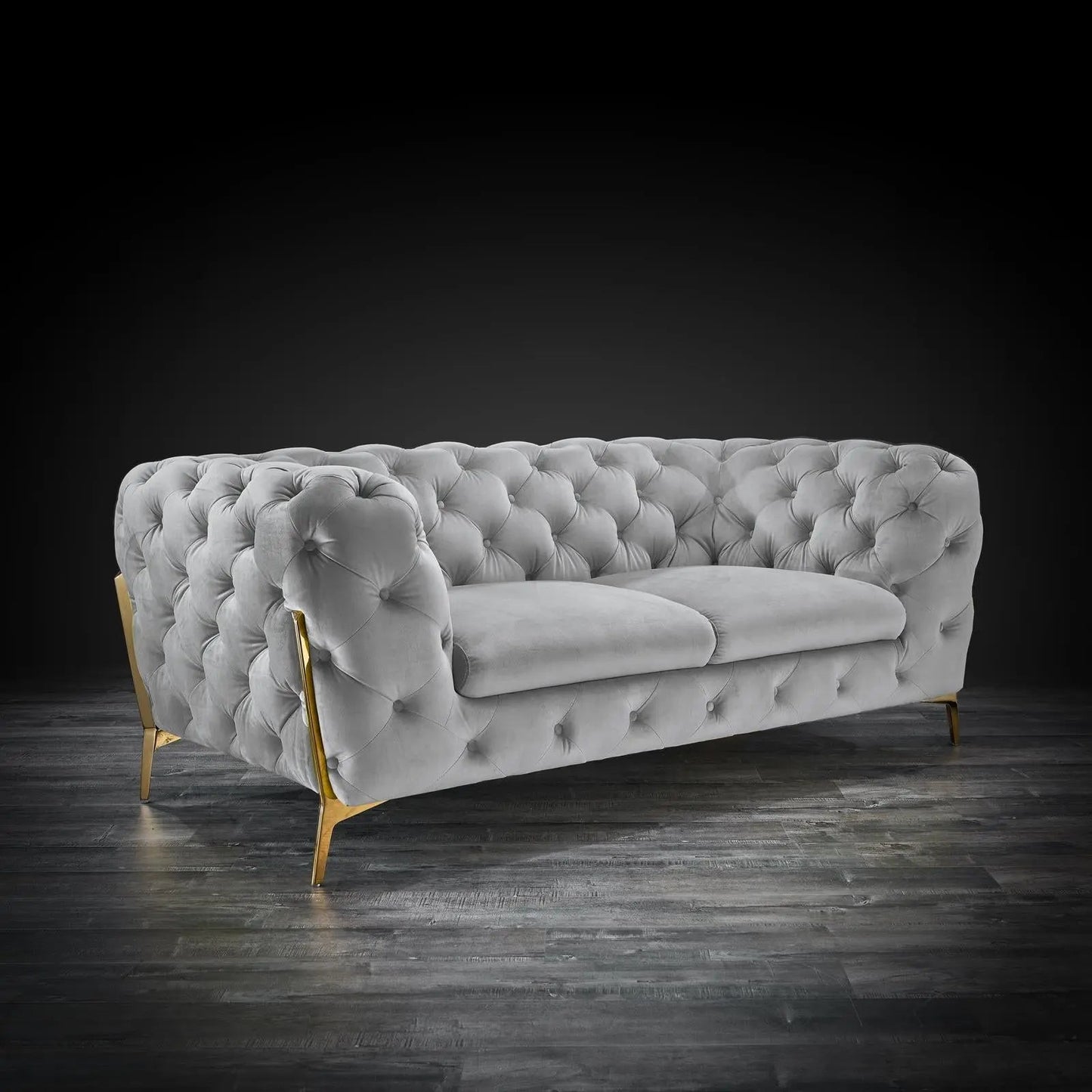 Regina Modern Sofa Set in Light Gray