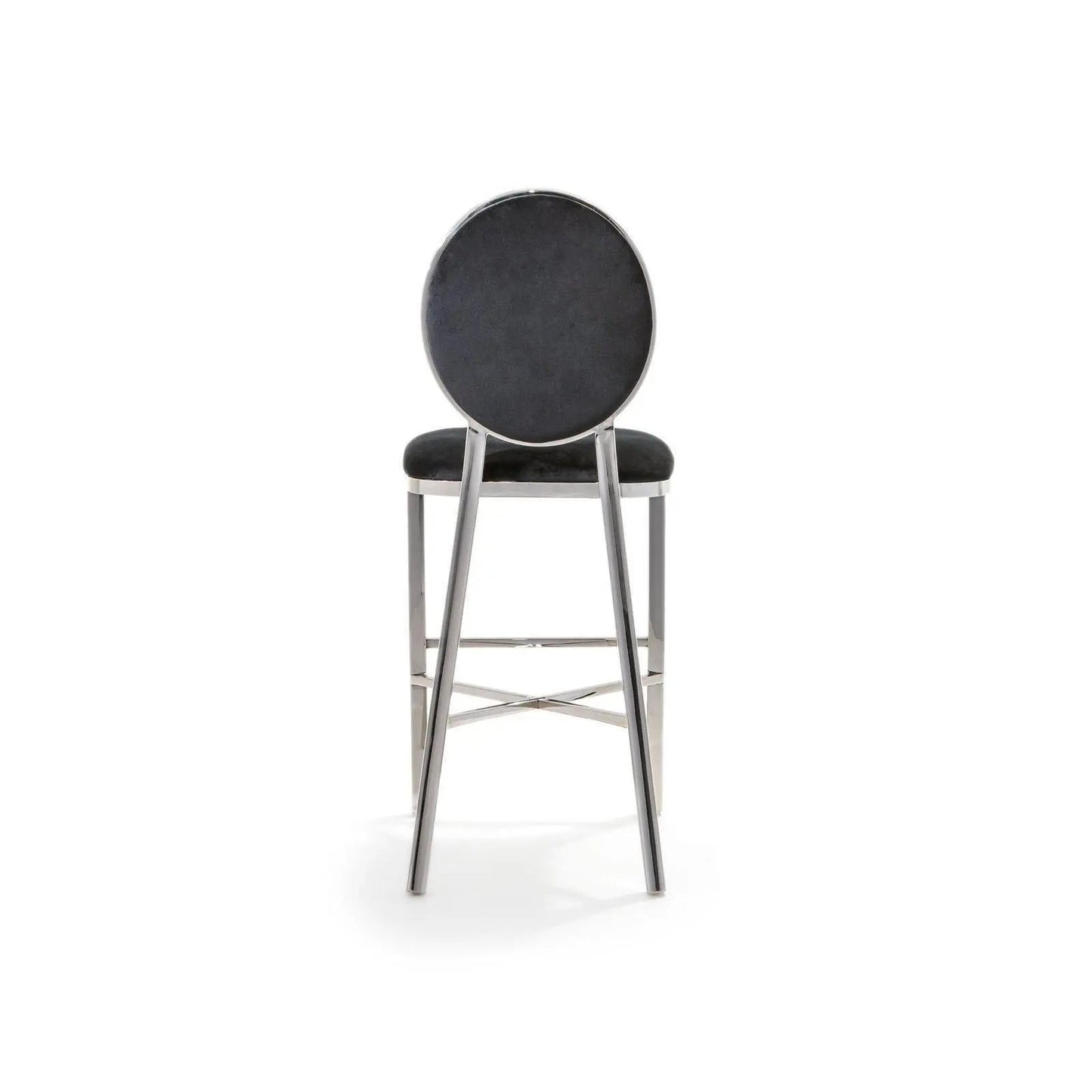 Regina Counter Stool | Polished Silver