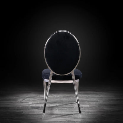 Regina Silver Luxury Dining Chair