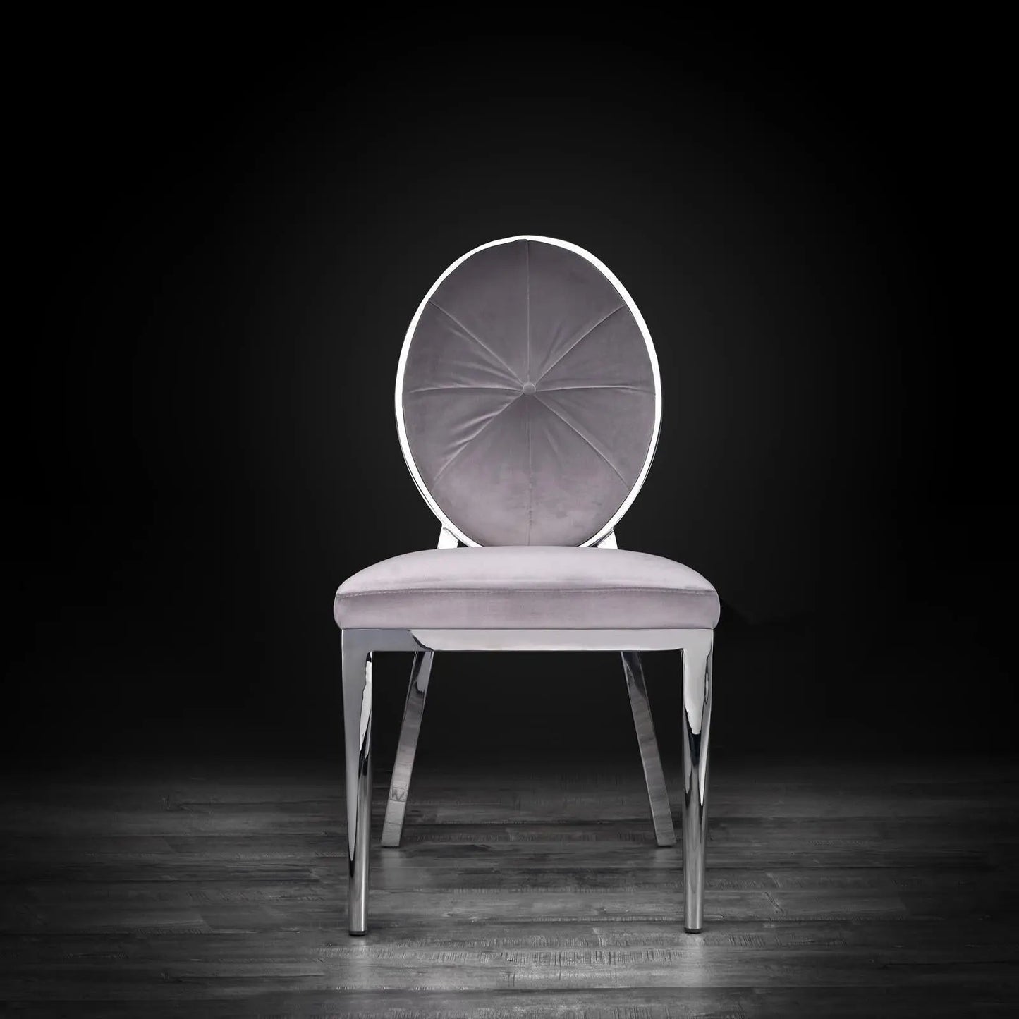 Regina Silver Luxury Dining Chair