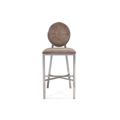 Regina Silver Taupe Counter Stool