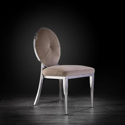 Regina Silver Luxury Dining Chair