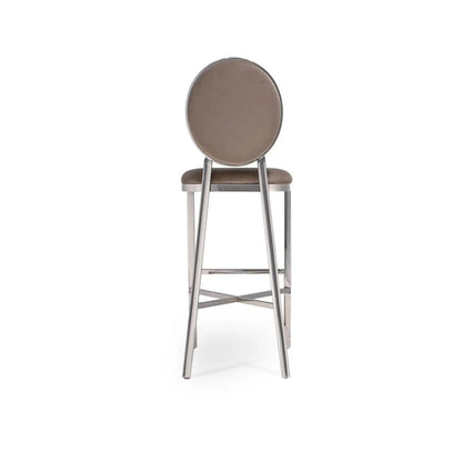 Regina Silver Bar Stool – Modern Style