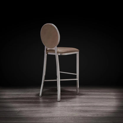 Regina Silver Bar Stool – Modern Style