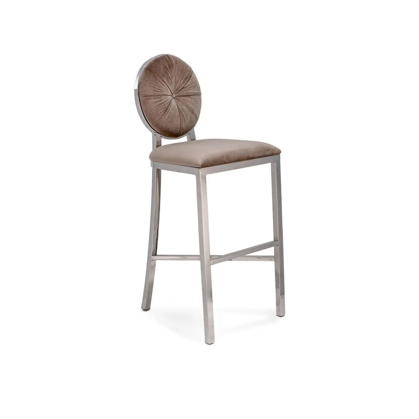 Regina Silver Bar Stool – Modern Style