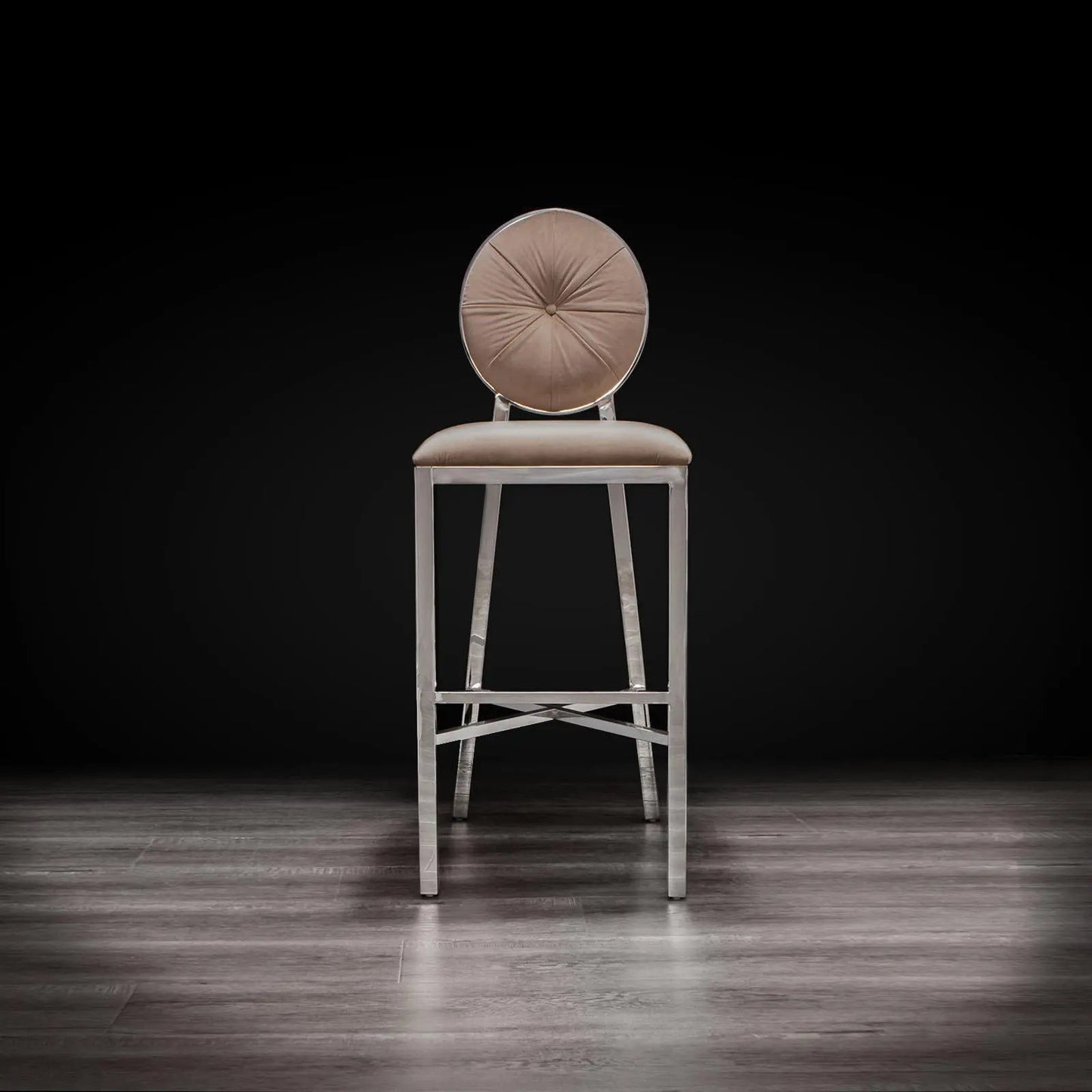 Regina Silver Bar Stool – Modern Style