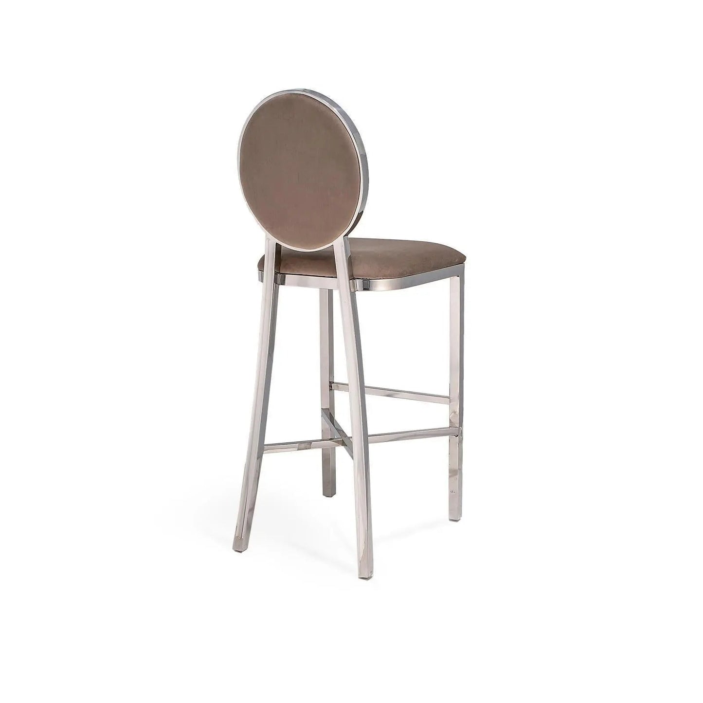 Regina Silver Bar Stool – Modern Style