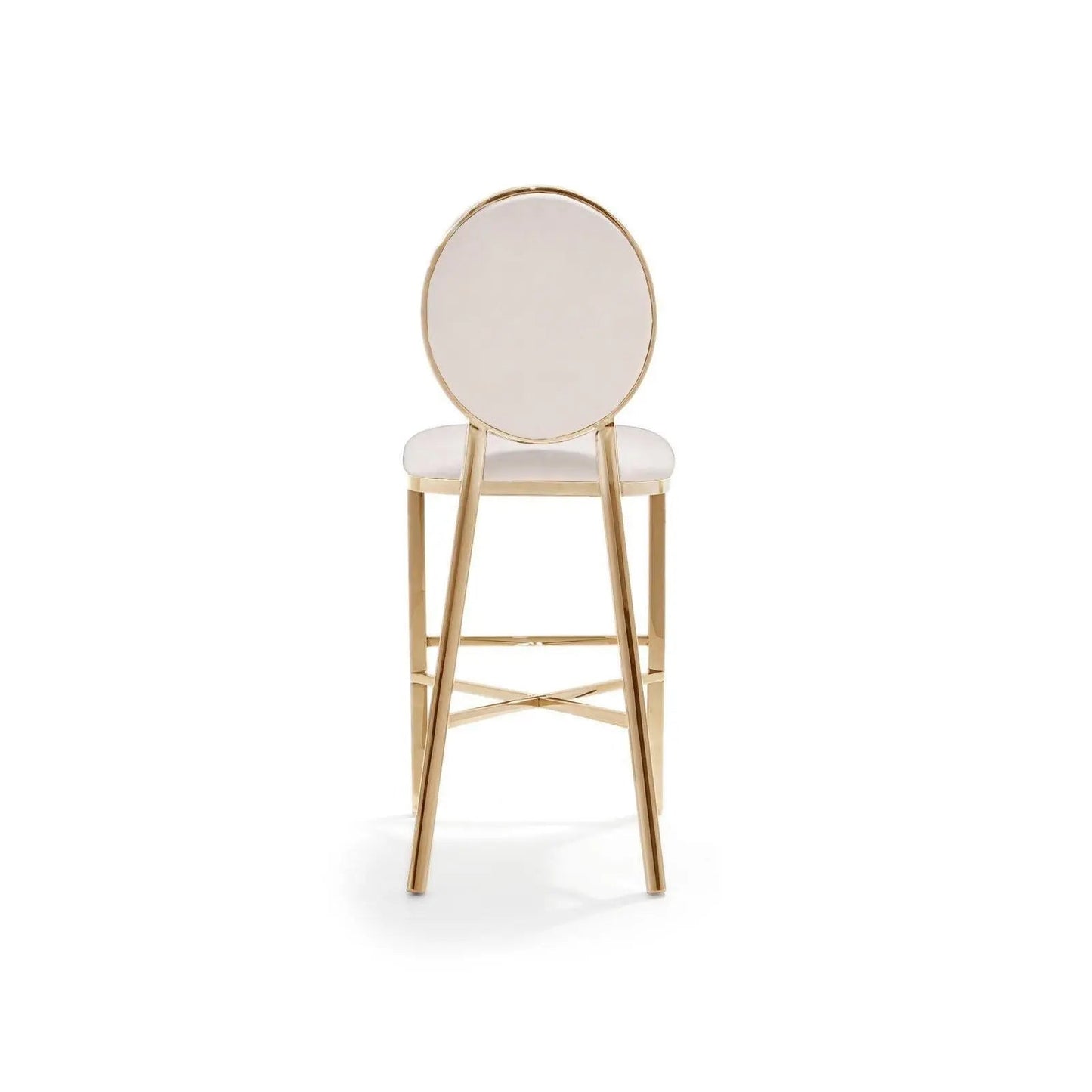 Regina Counter Stool – Rose Gold Accent