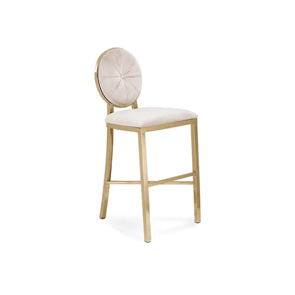 Regina Counter Stool – Rose Gold Accent