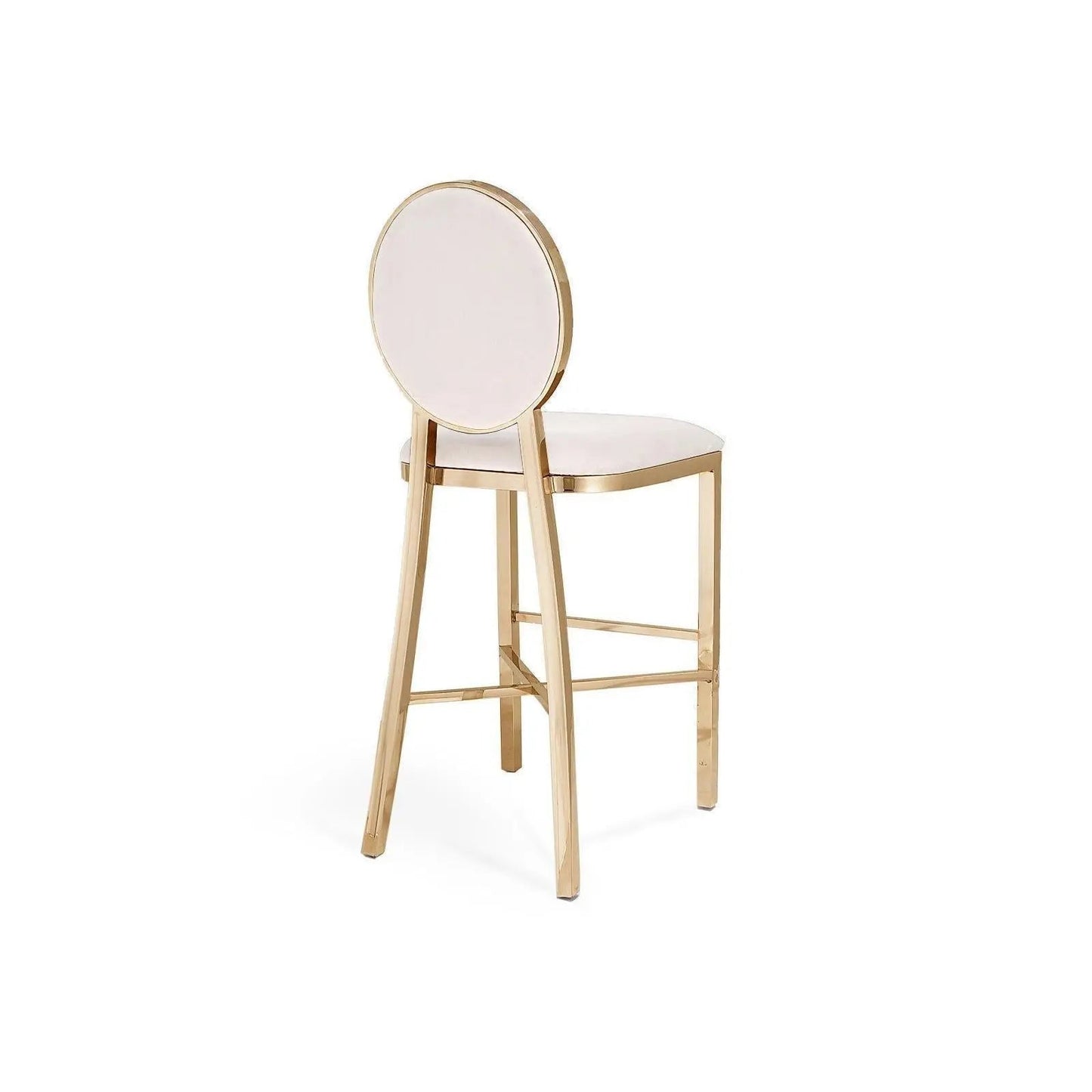 Regina Counter Stool – Rose Gold Accent