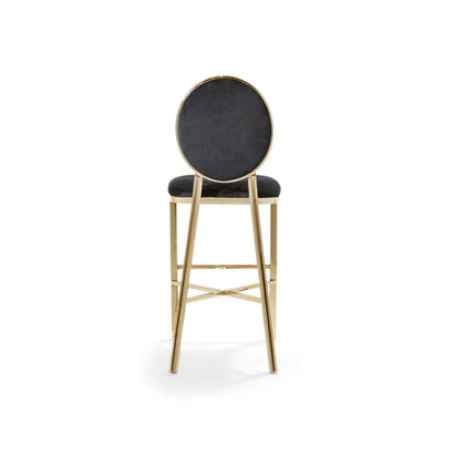 Regina Counter Stool – Rose Gold Accent
