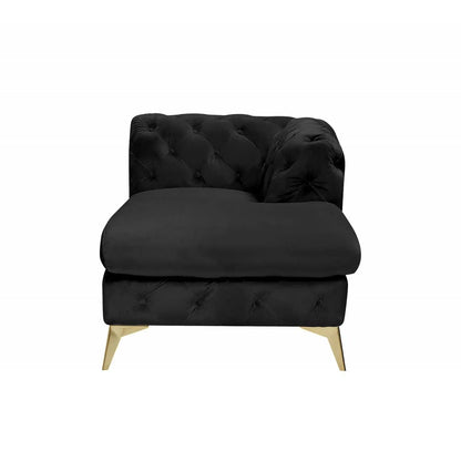Regina LAF Sofa Chaise Sectional – Gold Base Edition