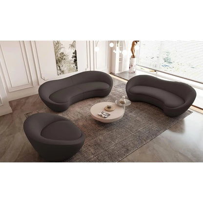 Riccardo Modern Sofa Set – Black