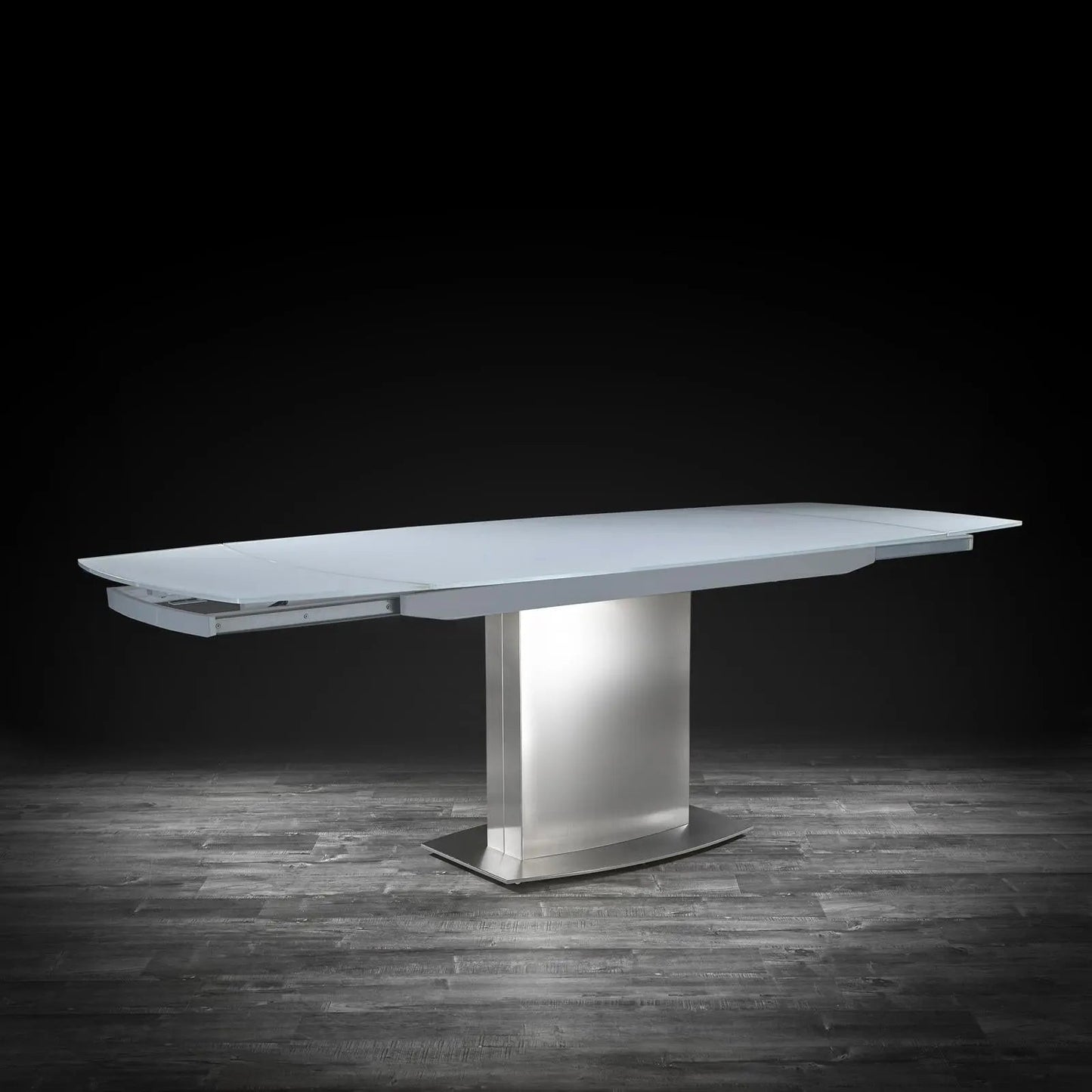 Romeo Extendable Dining Table – Modern Matte Grey