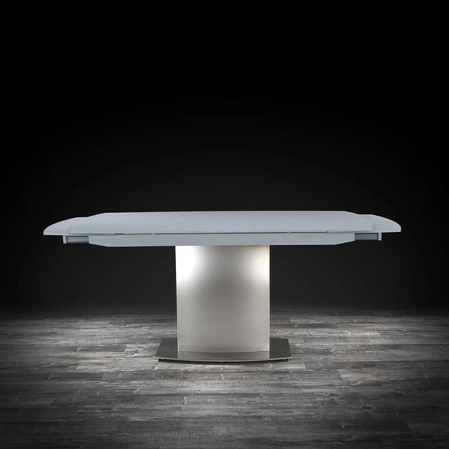 Romeo Extendable Dining Table – Modern Matte Grey