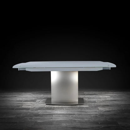 Romeo Extendable Dining Table – Modern Matte Grey