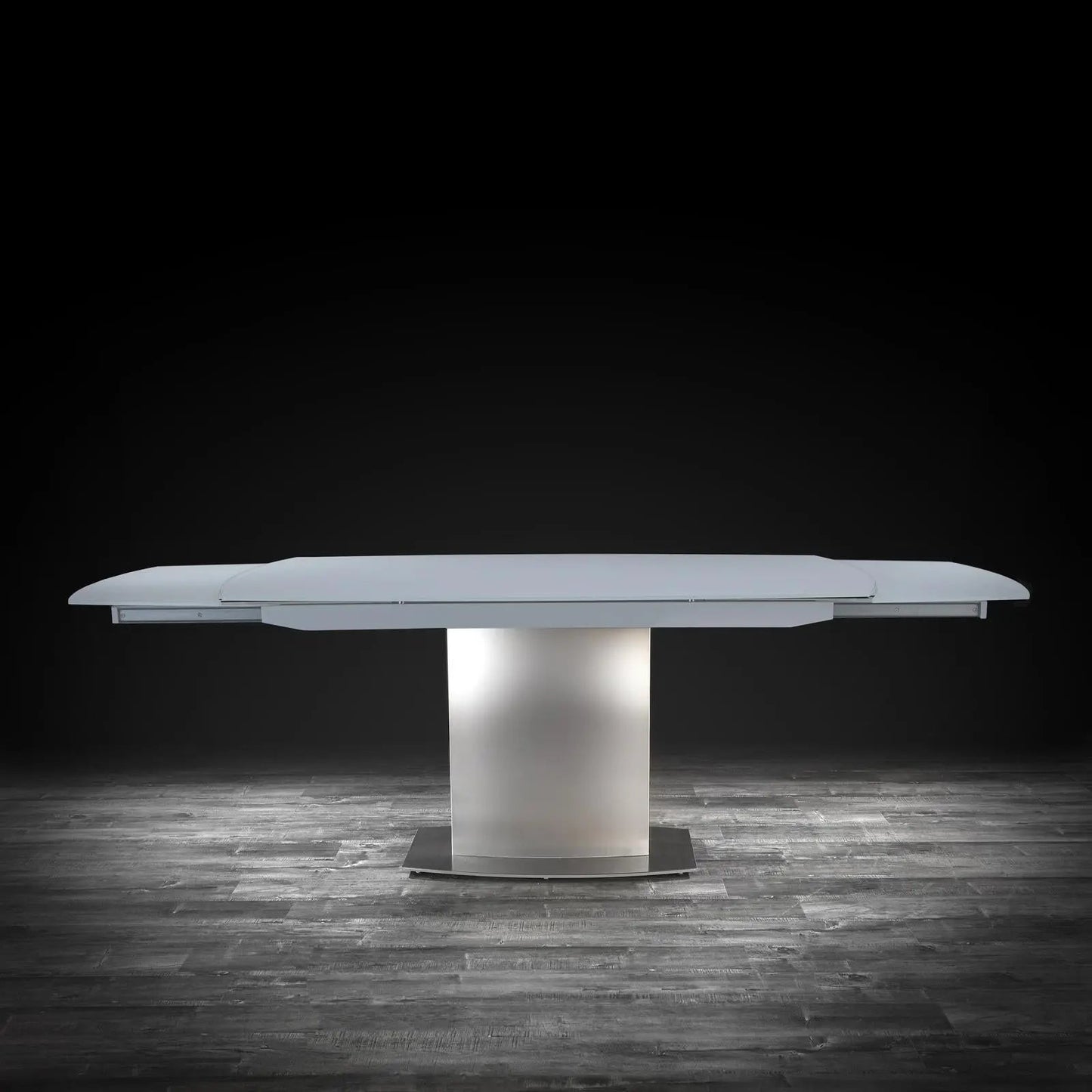 Romeo Extendable Dining Table – Modern Matte Grey