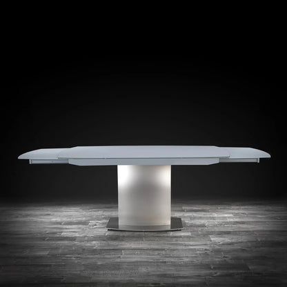 Romeo Extendable Dining Table – Modern Matte Grey