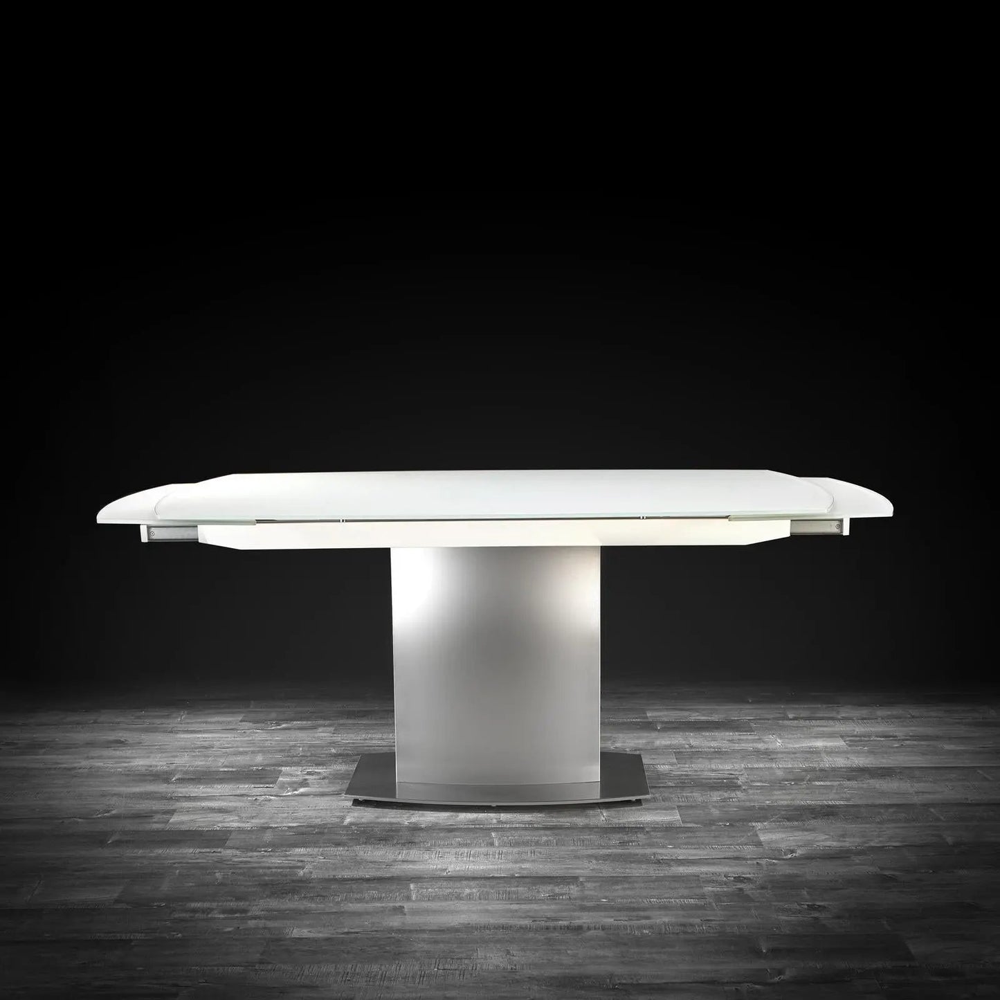 Romeo Matte White Extendable Dining Table