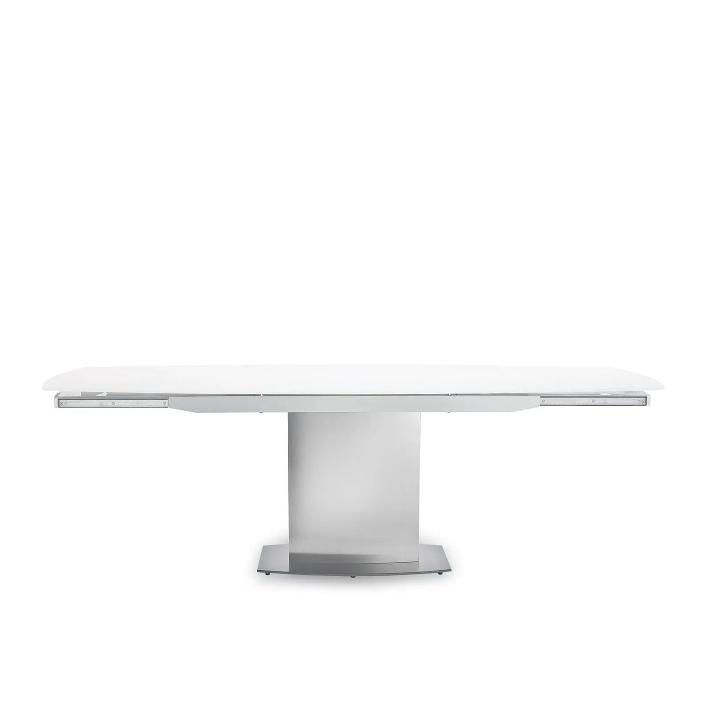 Romeo Matte White Extendable Dining Table